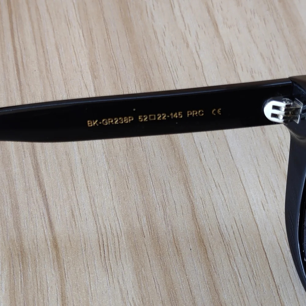 Diff Eyewear Noemi Bk-Gr238p Polarized Black Squa… - image 6